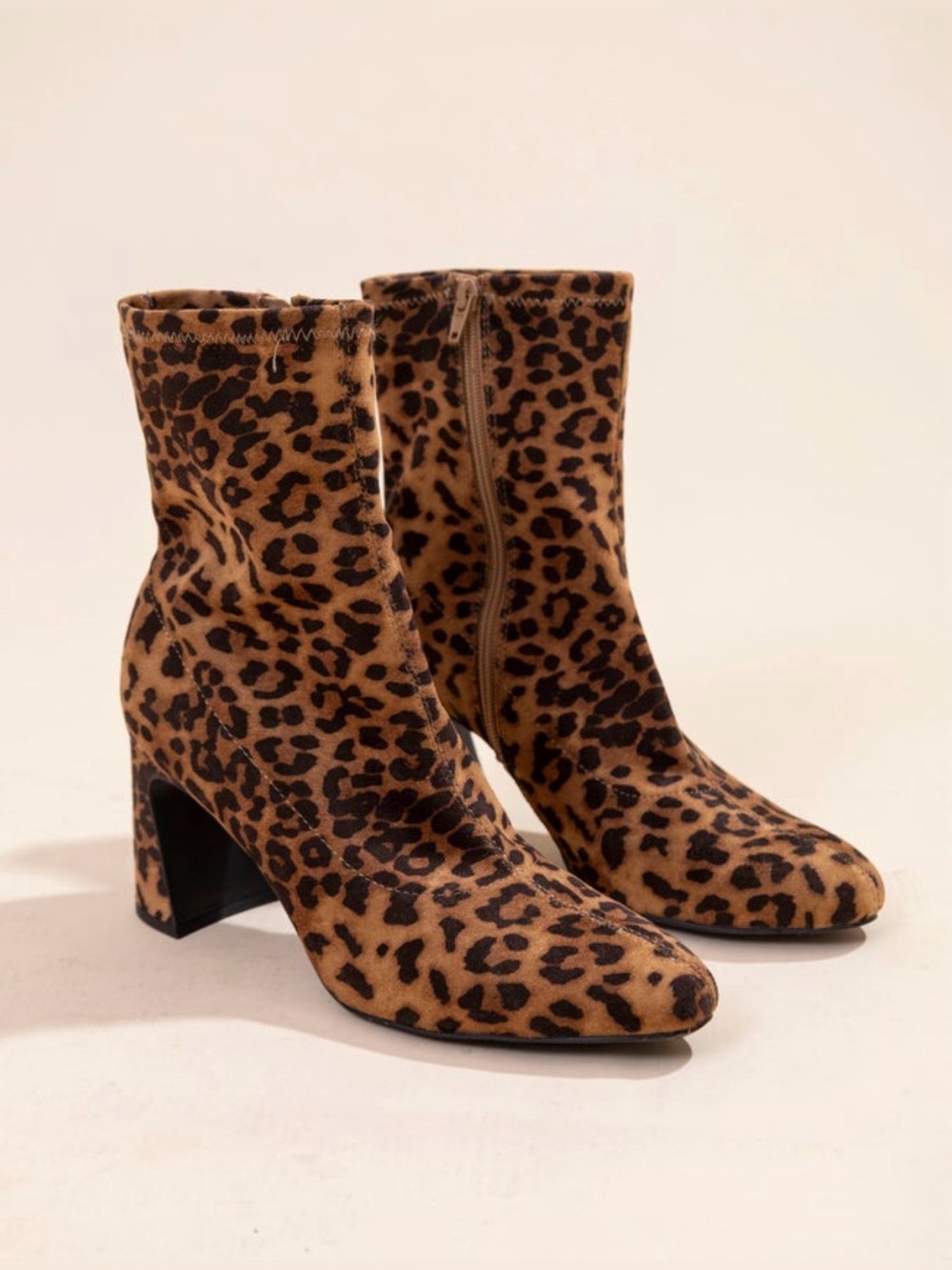 NEW IN BOX MIA Thiva Leopard Heeled Boots